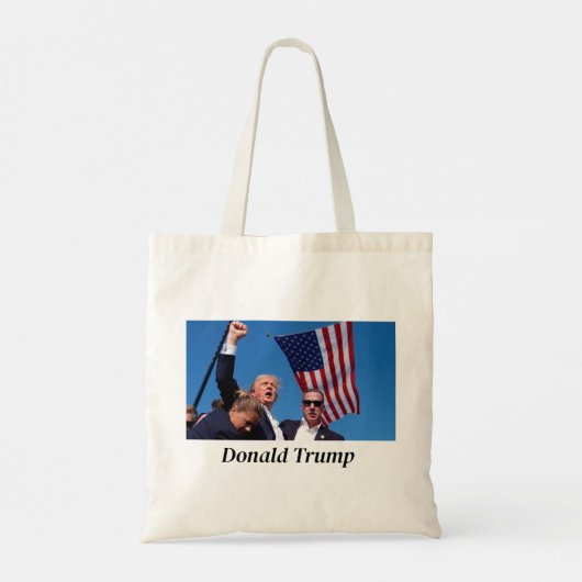 Donald Trump 2024 Aangepaste Canvas tas Canvas (Achterkant)