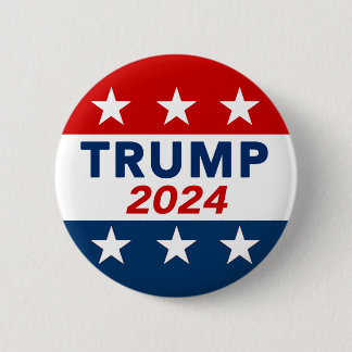 Donald Trump 2024 Button