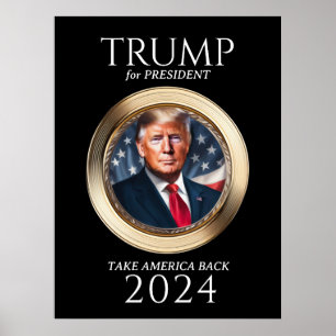 Donald Trump 2024 Campagne Collectible Poster