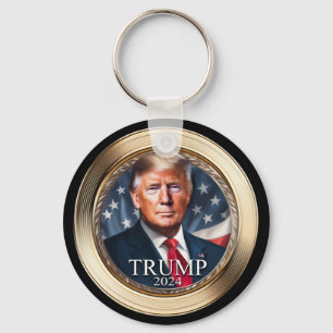 Donald Trump 2024 Campagne Collectible Sleutelhanger