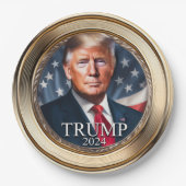 Donald Trump 2024 Campaign Novelty Paper Bord (Voorkant)
