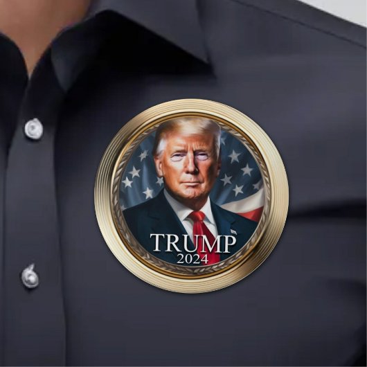 Donald Trump 2024 Collectible Campaign Button