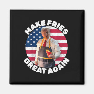 Donald Trump 2024 Franse Frites - Maak Franse Frit Magneet