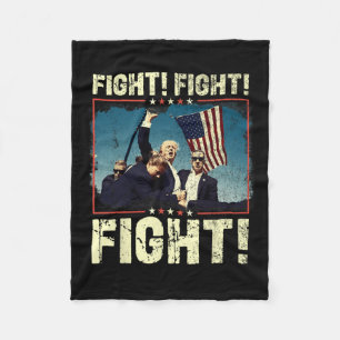 Donald Trump 2024 gevecht Donald Trump F Fleece Deken