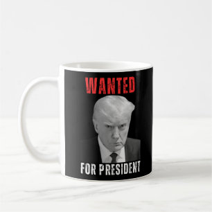 Donald Trump 2024 gezocht voor President Koffiemok