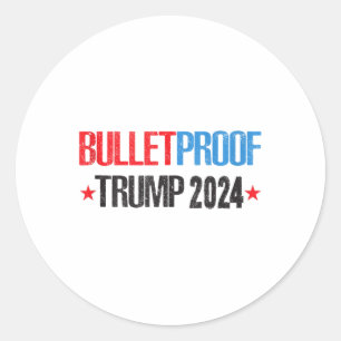 Donald Trump 2024, God zegene President Trump Summ Ronde Sticker