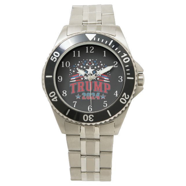 Donald Trump 2024 Horloge (Voorkant)