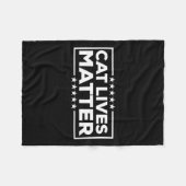 Donald Trump 2024 Katten nemen Amerika terug Retro Fleece Deken (Voorkant (Horizontaal))