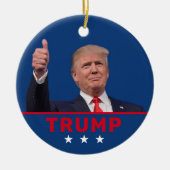 Donald Trump 2024 Keramisch Ornament (Voorkant)