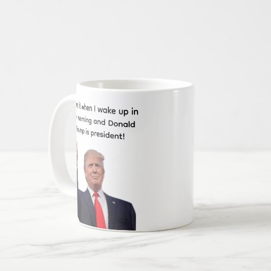 Donald Trump 2024 Koffiemok (Voorkant links)