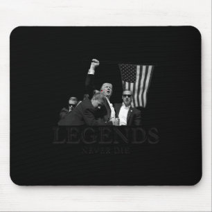 Donald Trump 2024 Legends Nooit Die USA Patriottis Muismat