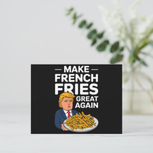 Donald Trump 2024 Maak Franse Frites Weer Groot Briefkaart