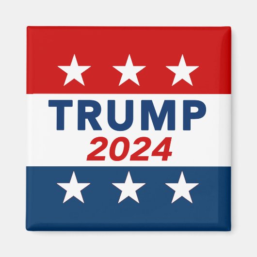 Donald Trump 2024 Magnet Magneet (Voorkant)