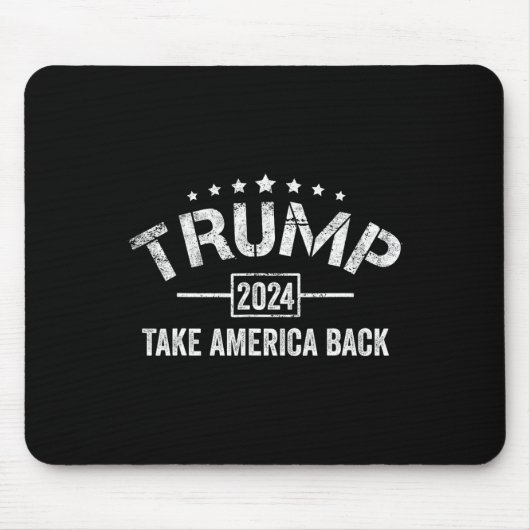 Donald Trump 2024 Neem Amerika terug 4th of July E Muismat (Voorkant)