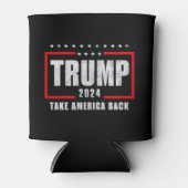 Donald Trump 2024 Neem Amerika terug Blikjeskoeler (Voorkant)