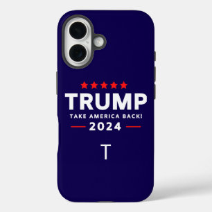 Donald Trump 2024 Neem Amerika terug iPhone 16 Hoesje