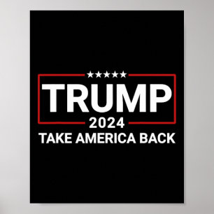 Donald Trump 2024: "Neem Amerika terug" - De Poster