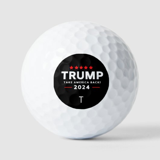 Donald Trump 2024 Neem Amerika terug Golfballen (Voorkant)