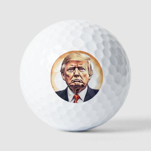Donald Trump 2024 Neem Amerika terug Golfballen (Voorkant)