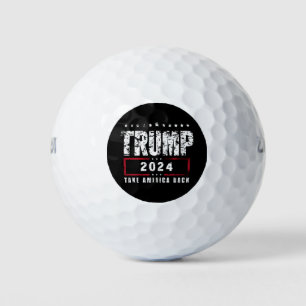 Donald Trump 2024 Neem Amerika terug Golfballen