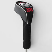 Donald Trump 2024 Neem Amerika terug Golfheadcover (Schuin)