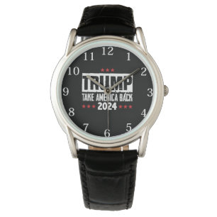 Donald Trump 2024 Neem Amerika terug Horloge