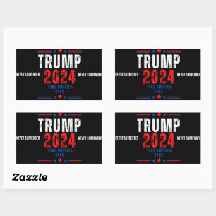 Donald Trump 2024 Neem Amerika terug Rechthoekige Sticker