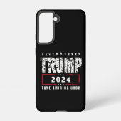 Donald Trump 2024 Neem Amerika terug Samsung Galaxy Hoesje (Achterkant)