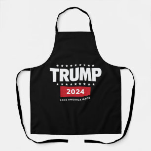 Donald Trump 2024 Neem Amerika Terug Verkiezing Schort