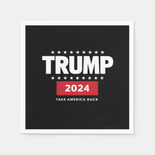 Donald Trump 2024 Neem Amerika Terug Verkiezing Servet