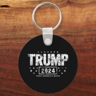 Donald Trump 2024 Neem Amerika Terug Verkiezing Sleutelhanger
