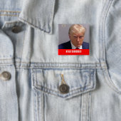 Donald Trump 2024 Nooit Button overgeven (In situ)