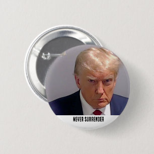 Donald Trump 2024 nooit overgeven Ronde Button 5,7 Cm