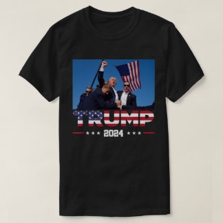 Donald Trump 2024 overleefde schot op verkiezingsb T-shirt