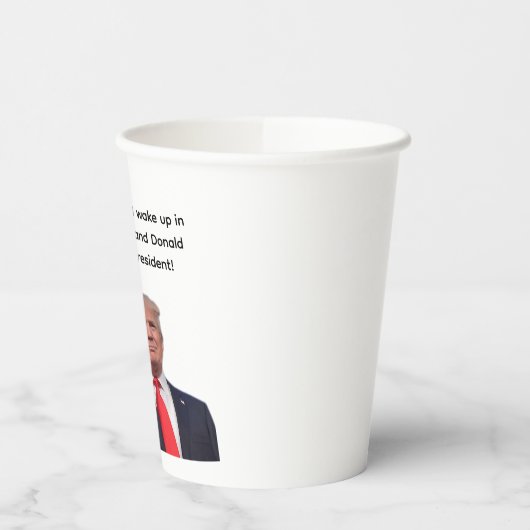 Donald Trump 2024 Papieren Bekers (Links)