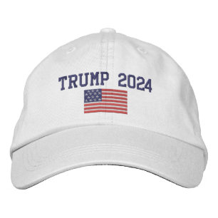 Donald Trump 2024 - President Amerikaanse vlag Geborduurde Pet