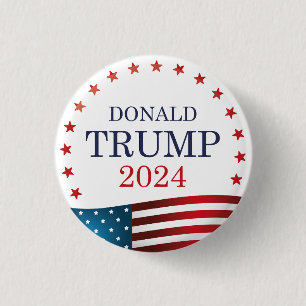 Donald Trump 2024 Ronde Button 3,2 Cm