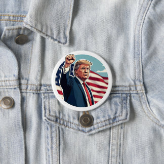 Donald Trump 2024 Ronde Button 7,6 Cm
