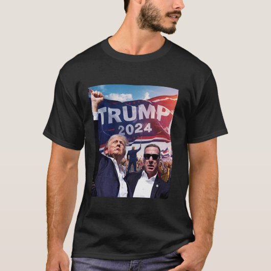 Donald Trump 2024 T Shirt (Voorkant)