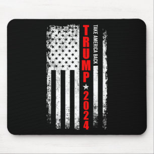Donald Trump 2024 Take America Back American Flag Muismat