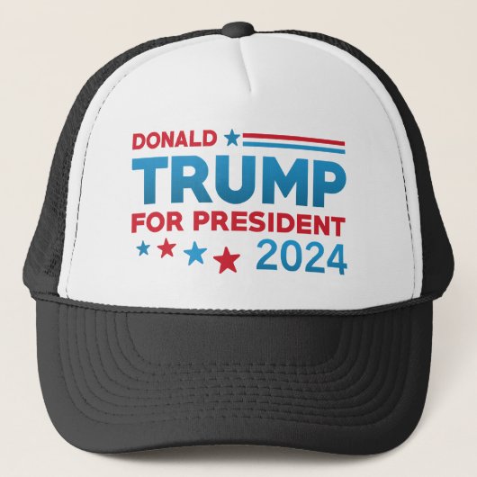 Donald Trump 2024 Trucker Pet (Voorkant)