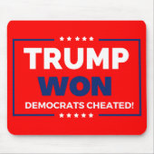 Donald Trump 2024 Trump won Muismat (Voorkant)