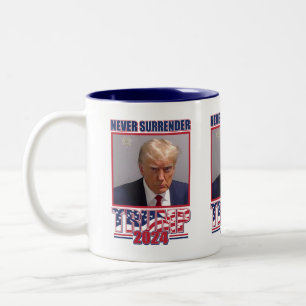 Donald Trump 2024 Tweekleurige Koffiemok