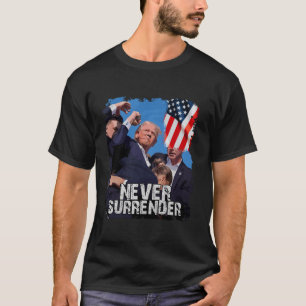 Donald Trump 2024 vecht Amerikaanse vlag verkiezin T-shirt