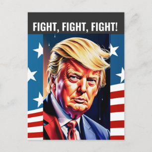 DONALD TRUMP 2024 VECHT, VECHT TEGEN Briefkaarten