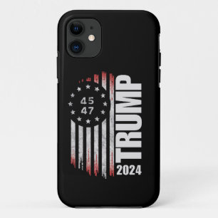 Donald Trump 2024 Verkiezing Stem 45 47 Amerikaans iPhone 11 Hoesje