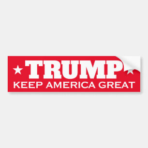 Donald Trump 2024: Verkiezingen houden Amerika gro Bumpersticker