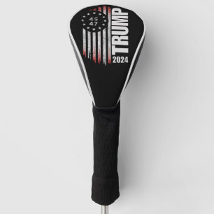 Donald Trump 2024 Verkiezingsstem 45 47 Amerikaans Golfheadcover