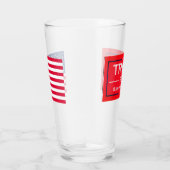 Donald TRUMP 2024 Verre à pinte de bière (Droite)