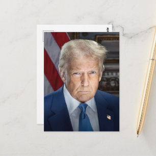 Donald Trump 2025 Amerikaans President Briefkaart